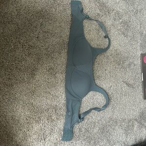 Light blue sports bra
